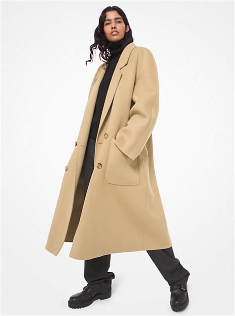 wool melton oversized coat michael kors|Wool Melton Oversized Coat .